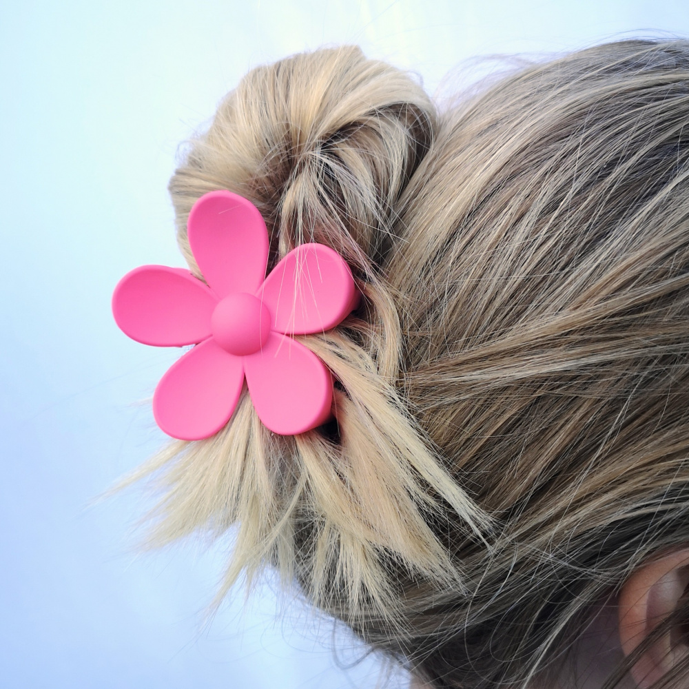 Store Flower Hairclips - Supersøte blomsterclips til å ha i håret - by Fie